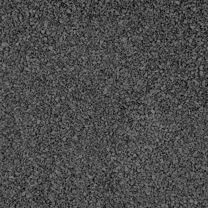 Hamann Mercatus Fugensand Einkehrsand - Basalt, Fugenbreite: 1 mm - 10 mm, 25 kg - Fein gekörnte dunkelgraue Schottertextur.