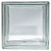 Bloque de vidrio satinado (Transparente, Decorativo, 8 x 19 x 19 cm, Satinado) | BAUHAUS
