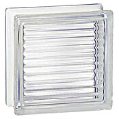 Bloque de vidrio Parallel (Transparente, Decorativo, 8 x 19 x 19 cm) | BAUHAUS