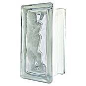 Bloque de vidrio ondulado (Transparente, Decorativo, 8 x 9 x 19 cm, Rectangular) | BAUHAUS