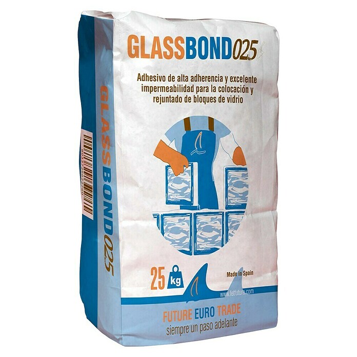 Cemento cola Glass Bond 025 (25 kg, Apto para: Bloques de vidrio) | BAUHAUS