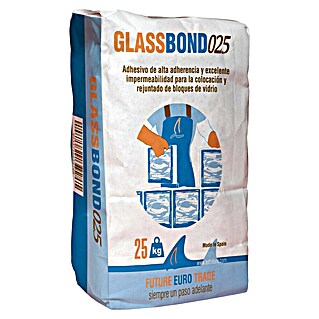 Cemento cola Glass Bond 025 (25 kg, Apto para: Bloques de vidrio)
