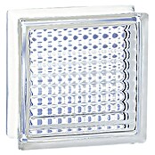 Bloque de vidrio cuadriculado (Transparente, Decorativo, 8 x 19 x 19 cm) | BAUHAUS