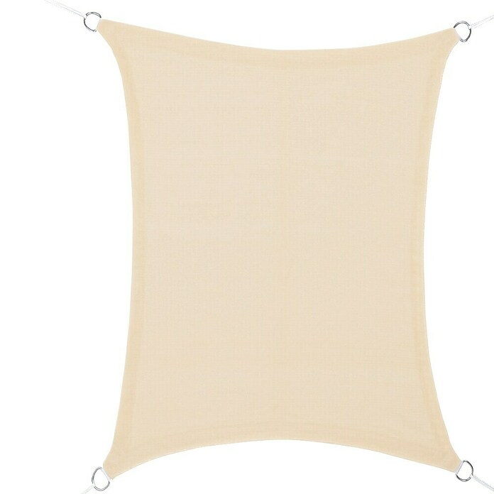 Faura Toldo vela PES (L x An: 6 x 4 m, Beige, Rectangular) | BAUHAUS