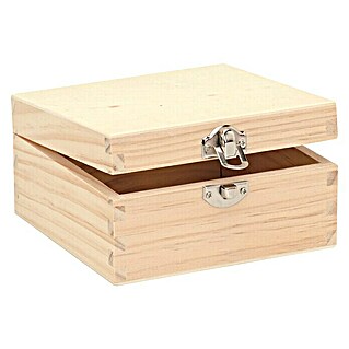 Holzbox (13 x 13 x 7 cm, Holz)