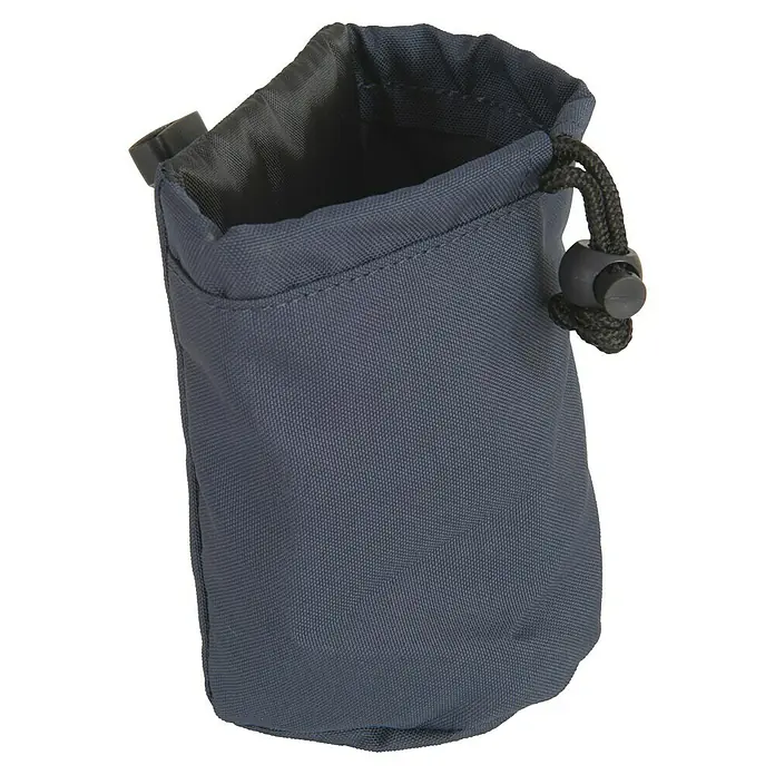 Sevylor Kajak Maui 2 + 1 - L x B: 380 x 98 cm, Nutzlast: 250 kg, Geeignet für: 2+1 Personen - Blauer Kordelzugbeutel mit schwarzem Innenfutter und Kordelstopper zur Aufbewahrung kleiner Gegenstände, ideal für Reisen oder Organisation.