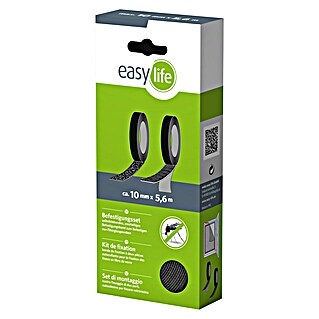 Easy Life Befestigungs-Set (Länge: 560 cm, Schwarz)