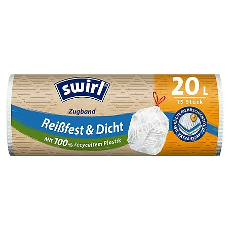 Swirl  Müllbeutel mit Zugband