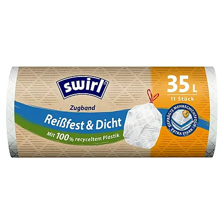Swirl  Müllbeutel mit Zugband