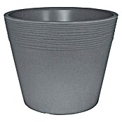 Geli Pflanztopf Napoli (60 cm, Beton, Gerillt)