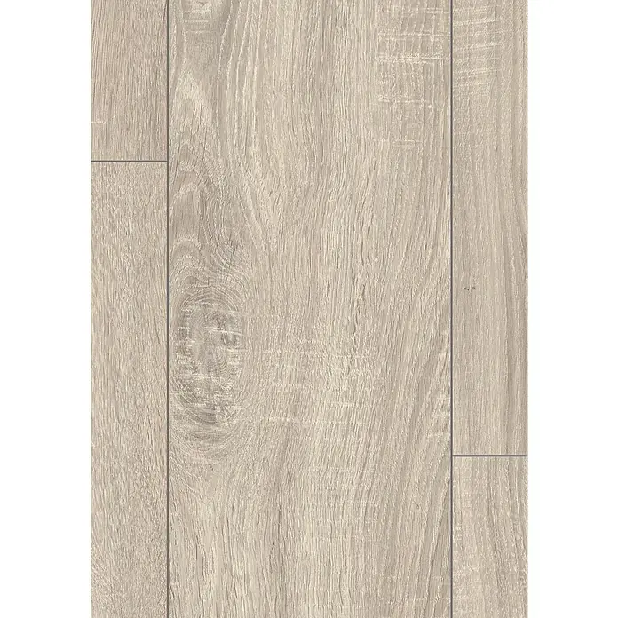 Egger Laminat NatureSense Aqua - Toscolano Eiche hell, Landhausdiele, 1.292 x 193 x 8 mm - Helle Holzbodenstruktur mit Maserung und Paneelen, ideal für moderne Innenräume und Fußböden.