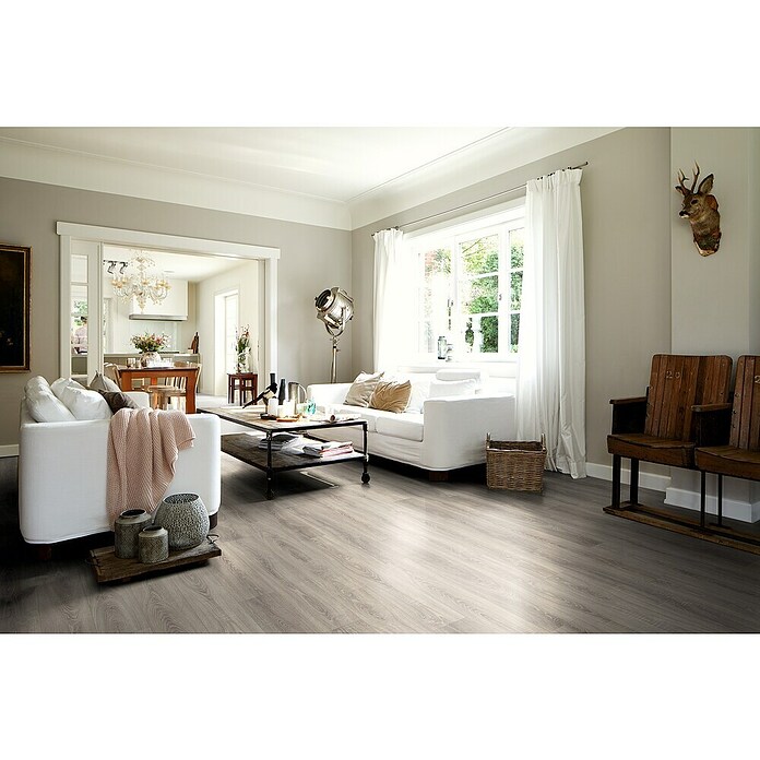 Egger Laminat NatureSense Aqua Toscolano Eiche hell (Toscolano Eiche hell, Landhausdiele, 1 292 x 193 x 8 mm) | BAUHAUS