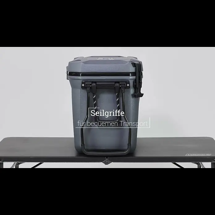 Coleman Kühlbox Convoy QT65 - L x B x H: 38 x 73 x 47 cm, Schwarz, 66 l - Coleman Convoy 65QT Khlbox mit Rollen  Hochleistungs-Khlbox, hlt Eis bis 5 Tage lang gefroren