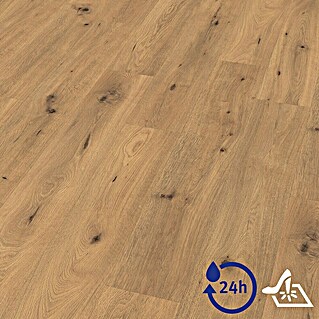 Egger Laminatmuster Aquadura (297 x 193 x 7,5 mm, Landhausdiele, Wildeiche natur)