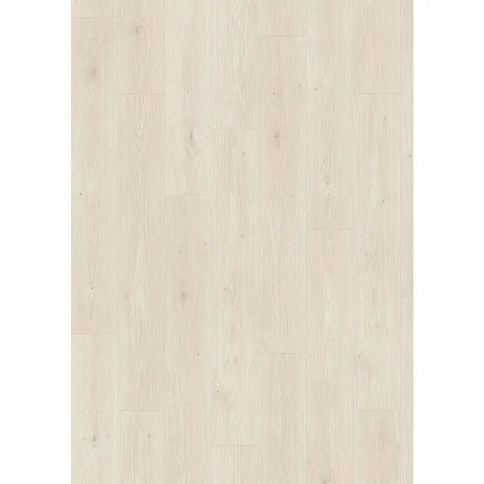 Egger Laminat Aquadura+ - Camden Eiche weiss, Landhausdiele, 1.292 x 193 x 7,5 mm - Helles Holzboden-Design für ein modernes und stilvolles Interieur. Die natürliche Maserung verleiht Wärme und Eleganz jedem Raum.