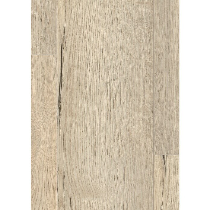 Egger Laminatmuster Aquadura (297 x 193 x 7,5 mm, Landhausdiele, Halifax Eiche weiß) | BAUHAUS