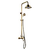Rousseau Sistema de ducha Byron (Grifo monomando, Distancia entre orificios: 15 cm, Número de tipos de chorro: 1 ud., Bronce antiguo) | BAUHAUS