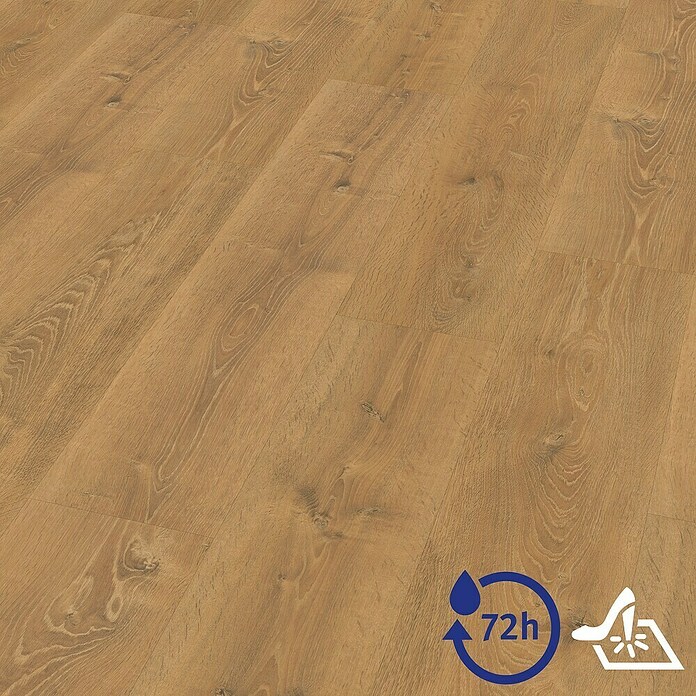Egger Laminat Aquadura+ Waltham Eiche natur (Waltham Eiche natur, Landhausdiele, 1 292 x 246 x 7,5 mm) | BAUHAUS