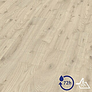 Egger Laminatmuster Aquadura+ (297 x 193 x 7,5 mm, Landhausdiele, Almington Eiche beige)