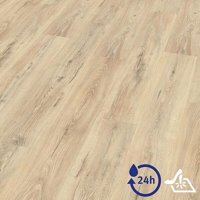Egger Laminat Aquadura Panora Eiche beige (Panora Eiche beige, Landhausdiele, 1 292 x 193 x 7,5 mm) | BAUHAUS