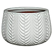 Okrasni lonec Pearl  (Bela, Ø x V: 29 x 18 cm) | 8454 - Light Pflanzgefäße | IAKB - Gefäße Outdoor | IAK - Gefässe,Deko outdoor, Zeitschriften | IA - Gartenhartware | I - Stadtgarten | BAUHAUS