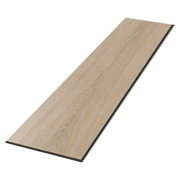 Egger Laminat Aquadura+ - Victoria Eiche hellbraun, Landhausdiele, 1.292 x 246 x 7,5 mm - Abbildung einer einzelnen Diele Laminatboden mit Holzstruktur für den Innenbereich.