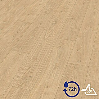 Egger Laminatmuster Aquadura+ (297 x 193 x 7,5 mm, Landhausdiele, Berdal Eiche hellbraun)