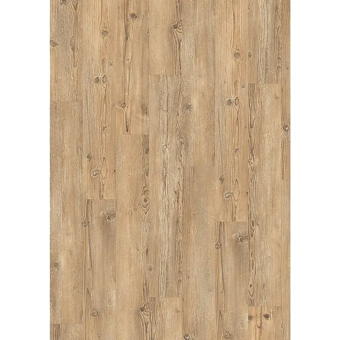 Egger Laminat Aquadura+ - Morella Fichte vintage, Landhausdiele, 1.292 x 193 x 7,5 mm - Dieses Bild zeigt einen robusten Bodenbelag in Holzoptik, der durch seine natürliche Maserung und warmen Farbtöne eine behagliche Atmosphäre schafft.