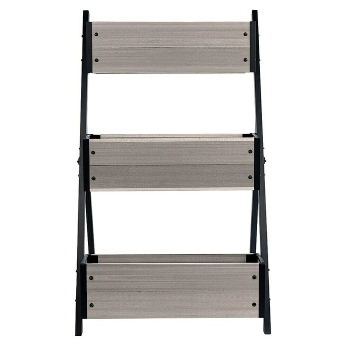 Dobar Pflanzkasten (91 x 50 x 60 cm, Verbundwerkstoff, Silbergrau) | BAUHAUS