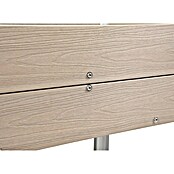 Dobar Hochbeet (50 x 91 x 60 cm, Verbundwerkstoff, Silbergrau) | BAUHAUS