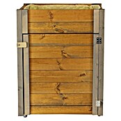 Dobar Hochbeet rollbarer Gartenschrank (60 x 39 x 80 cm, Holz, Braun) | BAUHAUS