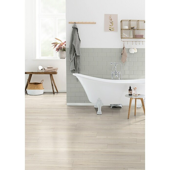 Egger Laminat Aquadura+ Halifax Eiche creme (Halifax Eiche creme, Landhausdiele, 1 292 x 246 x 7,5 mm) | BAUHAUS