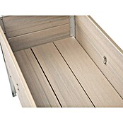 Dobar Hochbeet (50 x 91 x 60 cm, Verbundwerkstoff, Silbergrau) | BAUHAUS
