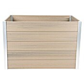 Dobar Hochbeet XL (115 x 70 x 75 cm, Verbundwerkstoff, Silbergrau) | BAUHAUS