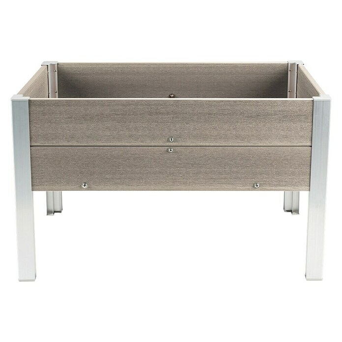 Dobar Hochbeet (50 x 91 x 60 cm, Verbundwerkstoff, Silbergrau) | BAUHAUS