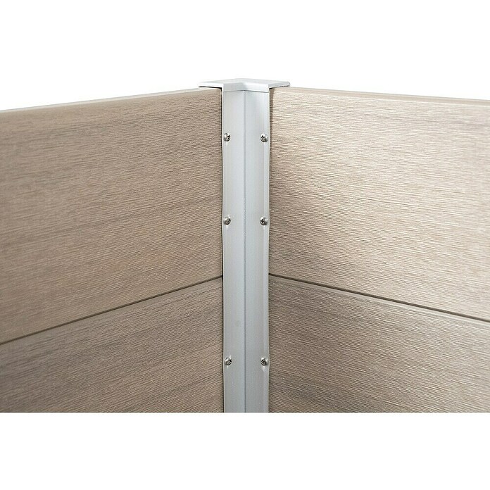 Dobar Hochbeet XL (115 x 70 x 75 cm, Verbundwerkstoff, Silbergrau) | BAUHAUS