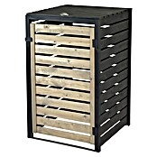 Dobar Mülltonnenbox (69,5 x 67 cm, Schwarz/Grau, Geeignet für Anzahl Mülltonnen: 1 Stk.) | BAUHAUS