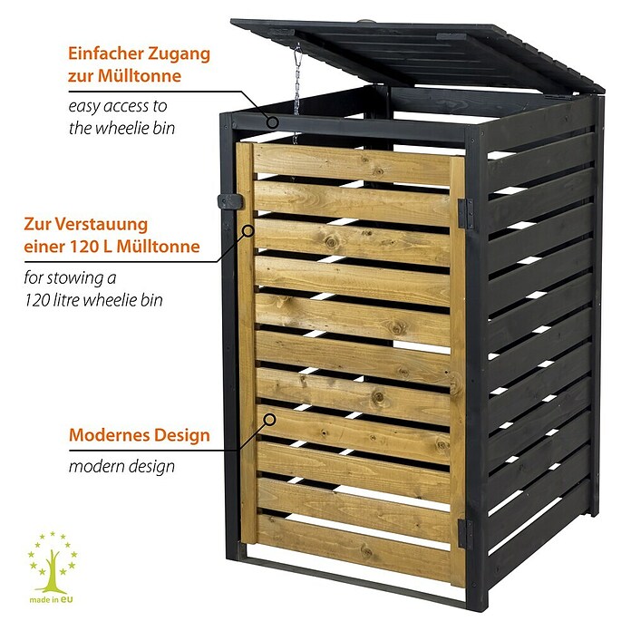 Dobar Mülltonnenbox (69,5 x 67 cm, Geeignet für Anzahl Mülltonnen: 1 Stk.) | BAUHAUS