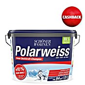 Schöner Wohnen Wandfarbe Polarweiß +10 % mehr Inhalt (Weiß, 11 l, Matt)