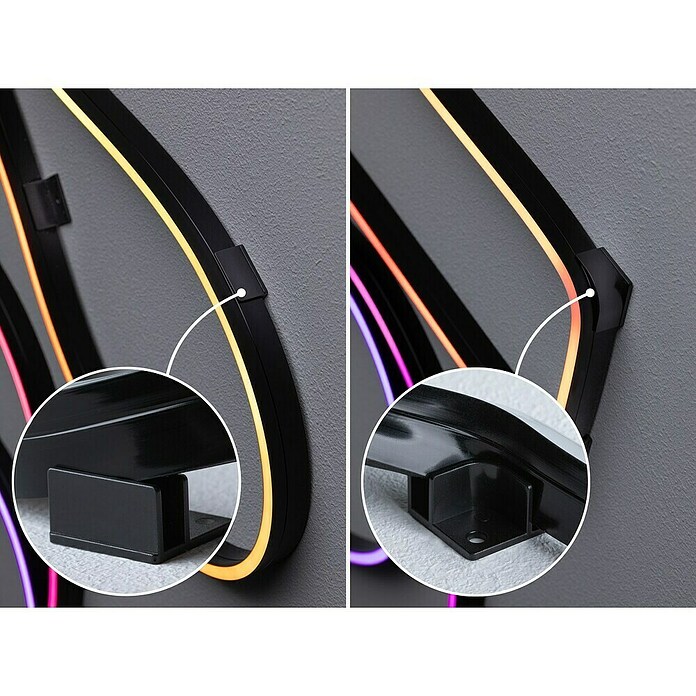 Paulmann LED trak Black Neon  (Dolžina: 300 cm, Barva svetlobe: RGB, 5 W, 5 V) | LED trakovi | Dekorativna razsvetljava | Elektro in svetila | Izdelki | BAUHAUS