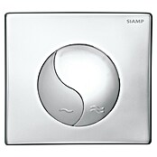 Siamp Betätigungsplatte Ying Yang (Chrom Hochglanz, 2-Mengen-Spülung)