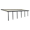 Solid Elements Marquesina adosada (Profundidad: 3 m, An x Al: 8,5 x 2,1 m, Gris antracita)