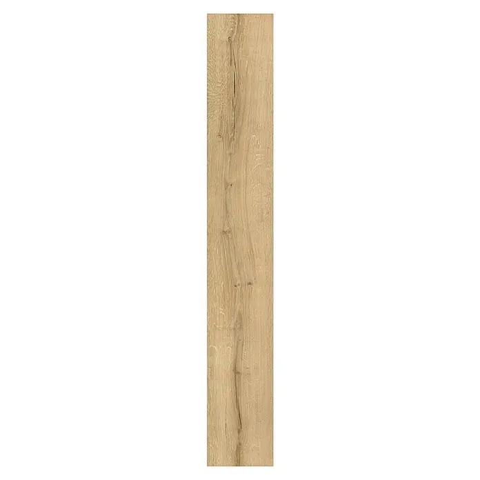 Egger Laminat NatureSense - Livingston Eiche natur, Landhausdiele, 1.292 x 193 x 8 mm - Detailaufnahme einer Holzdiele mit Maserung und Astlöchern, ideal für Bodenbeläge und Wandverkleidungen mit natürlicher Optik.