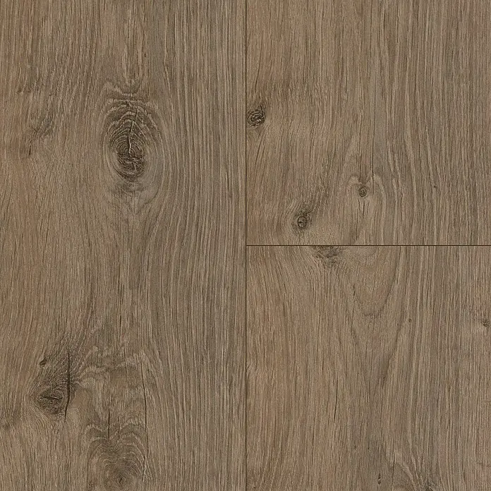Egger Laminat NatureSense - Murom Eiche natur, Landhausdiele, 1.292 x 193 x 8 mm - Nahaufnahme von hellem Laminatboden mit Maserung, Knoten und Paneelen, ideal für modernes Wohndesign.