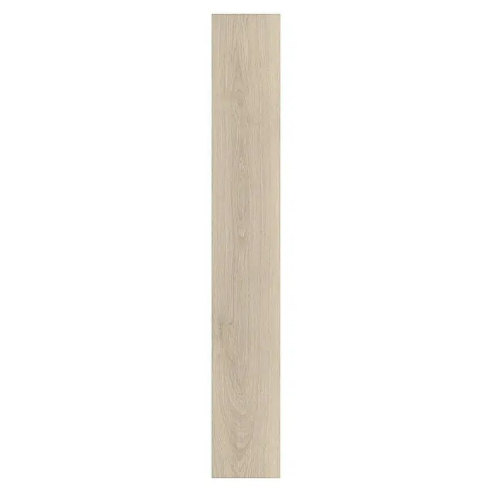 Egger Laminat NatureSense - Elton Eiche weiss, Landhausdiele, 1.292 x 193 x 8 mm - Helle Holzdiele mit Maserung. Die Oberfläche des Bodenbelags ist matt und zeigt natürliche Holzstrukturen, ideal für moderne Innenräume.