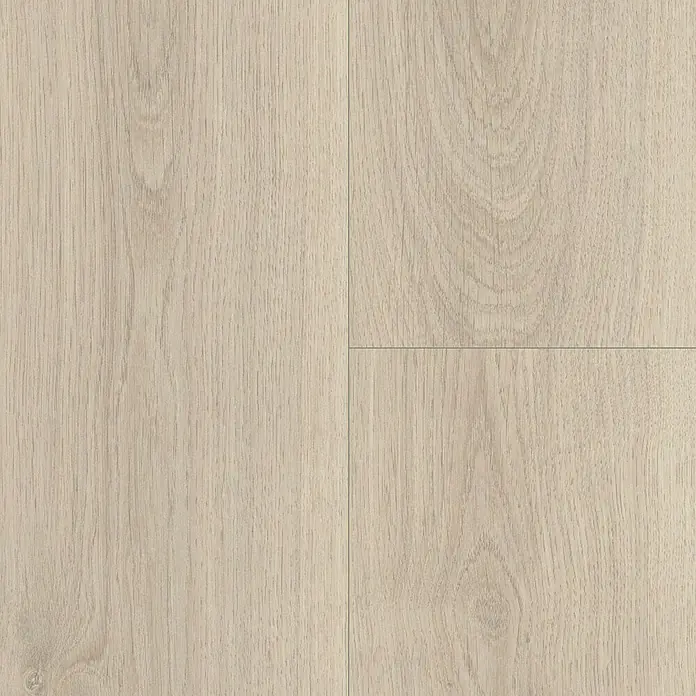Egger Laminat NatureSense - Elton Eiche weiss, Landhausdiele, 1.292 x 193 x 8 mm - Helle Holzfußbodenstruktur, ideal für moderne Innenräume. Die Paneele zeigen natürliche Maserung und Textur.