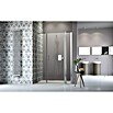 Camargue Vario Nischendusche S3+S15+S17 (150 x 195 cm, Stärke: 6 mm, Silber)