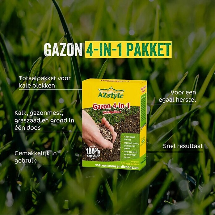 ECOstyle Gazonherstel 4-in-1 (500 g) | BAUHAUS