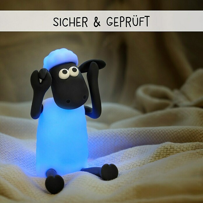 MegaLight Nachtlicht Shaun das Schaf (RGBW, Akkubetrieben) | BAUHAUS