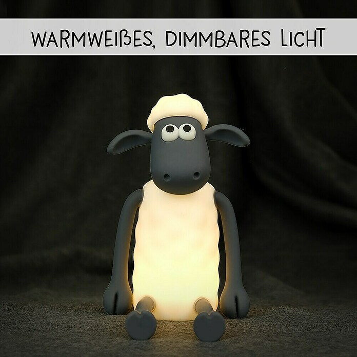 MegaLight Nachtlicht Shaun das Schaf (RGBW, Akkubetrieben) | BAUHAUS